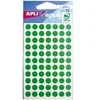 Image de Disques adhésifs 8 mm vert - sachet de 462