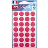 Image de Gommettes Auto-Adhésives - 15Mm - 168 Etiquettes - Rose -