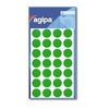 Image de sachet de 90 pastilles de signalisation rondes gommettes 19 mm vert 111965