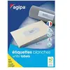 Image de 6500 Etiquettes Blanches - A4 - 38X21,2Mm - Agipa 118990