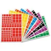 Image de Gommettes - Forme carré - Différentes couleurs et tailles - 10 feuilles - Kids
