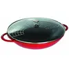 Image de Wok + couvercle 30cm cerise 1312906