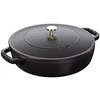 Image de STAUB Chistera en fonte, noir, 24 cm en occasion ou reconditionné