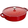 Image de STAUB Sauteuse Chistera en Fonte, Ø 28 cm, 3,7 L, Cerise en occasion ou reconditionné