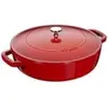 Image de Cocotte ronde chistera 28 cm cerise fonte émaillée 6,7 l staub-12612806