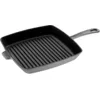 Image de Staub Grils Gril Américain 30 cm, Fonte, Gris graphite