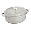 Image de Fonte Ovale 33 cm Truffe Blanche 6,7 litres