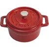Image de Staub La Cocotte Mini Cocotte 10 cm, Rond(e), Cerise, Fonte