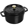 Image de Staub La Cocotte Cocotte 20 cm, Rond(e), Noir mat, Fonte