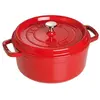 Image de - 1102406 - Cocotte - Ronde - Cerise - 24 cm