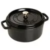 Image de - 1102425 - Cocotte - Ronde - Noire Mat - 24 cm
