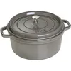 Image de Staub La Cocotte Cocotte 28 cm, Rond(e), Gris graphite, Fonte