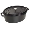 Image de STAUB Cocotte en Fonte, Ovale, Ø 31 cm, 5,5 L, Noir Mat en occasion ou reconditionné