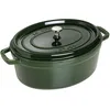 Image de Staub La Cocotte Cocotte 33 cm, Ovale, Basilic, Fonte