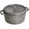 Image de Staub La Cocotte Cocotte 34 cm, Rond(e), Gris graphite, Fonte