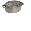 Image de - 1103718 - Cocotte - Ovale - Grise Graphite - 37 cm