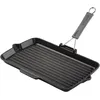 Image de Staub Grils Gril avec bec verseur 34 cm, Fonte, Noir mat