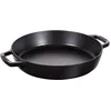 Image de Staub Poêles en fonte Plat à paella 34 cm, Fonte, Noir mat