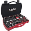 Image de Coffret douilles et accessoires 1/4' 1/2' - SAM OUTILLAGE - 75-SHR60