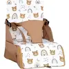 Image de Rehausseur nomade - 30 x 28 x 13 cm - Ultra Compact - Camel / Oursons