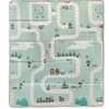 Image de Maxi Tapis D'Eveil Réversible - - 150 X 180 Cm - Facade Animaux / Circuit De Voitures