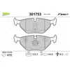 Image de Kit De Plaquettes De Frein, Frein À Disque 301753 Valeo Valeo 301753 Bmw;Mg;Rover;Saab
