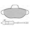 Image de Kit De Plaquettes De Frein, Frein À Disque 598011 Valeo Valeo 598011 Fiat