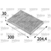 Image de Filtre D'Habitacle 698683 Valeo Valeo 698683 Audi;Seat