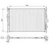 Image de Radiateur 701109 Valeo Valeo 701109 Opel;Vauxhall