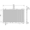 Image de Radiateur 701239 Valeo Valeo 701239 Mitsubishi