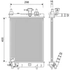 Image de Radiateur, Refroidissement Du Moteur 701257 Valeo Valeo 701257 Daihatsu