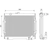 Image de Radiateur 701262 Valeo Valeo 701262 Mitsubishi
