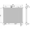 Image de Radiateur 701346 Valeo Valeo 701346 Daihatsu