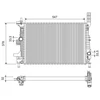 Image de Radiateur, Refroidissement Du Moteur 701675 Valeo Valeo 701675 Ford