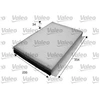 Image de Filtre D'Habitacle 715601 Valeo Valeo 715601 Mercedes-Benz;Volkswagen