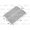 Image de Filtre D'Habitacle 715649 Valeo Valeo 715649 Mercedes-Benz;Nissan;Opel;Renault;Vauxhall