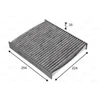 Image de Filtre D'Habitacle 715727 Valeo Valeo 715727 Seat;Skoda;Volkswagen