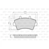Image de Kit De Plaquettes De Frein, Frein À Disque 872613 Valeo Valeo 872613 Opel