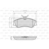 Image de Kit De Plaquettes De Frein, Frein À Disque 873124 Valeo Valeo 873124 Citroen