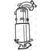 Image de Filtre À Particules / À Suie, Échappement Evo C 73272 Walker Walker 73272 Honda