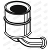 Image de Filtre À Particules / À Suie, Échappement Evo S 93072 Walker Walker 93072 Citroen;Ds;Peugeot