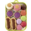 Image de Dînette plateau patisserie Ecoiffier Vert 28,5x6x19,5 cm A1100558