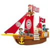 Image de Jouets Ecoiffier - 3023 - Bateau pirate Abrick - Jeu de construction pour enfants - Dès 18 mois - Fabriqué en France, Taille unique en occasion ou reconditionné