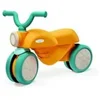 Image de Porteur Moto Ma Première Moto 3 roues Rétro Jaune Orange Vert 12-36 mois