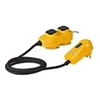 Image de Adaptateur 2m H07RN-F 3G1.5 fiche 30mA Powerblock 4prises avec clapets
