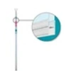 Image de Joint bas de porte de douche double levre 1 m Ø 58 mm