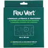 Image de 2 Rideaux Latéraux 44x36 Cm Feu Vert