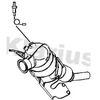 Image de Filtre À Particules / À Suie, Échappement 390218 Klarius Klarius 390218 Bmw