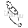Image de Filtre À Particules / À Suie, Échappement 390487 Klarius Klarius 390487 Volkswagen