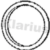 Image de Joint D'Étanchéité, Tuyau D'Échappement Klarius 410953 Opel;Vauxhall